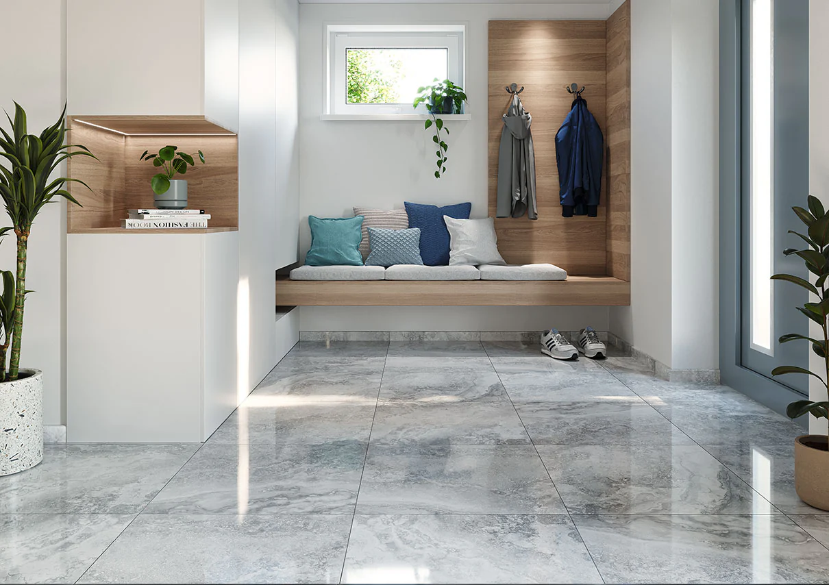 Piso Cerámico Novara Nube 55.5X55.5 Cm Vitromex Cobertura: 1.54 M² Por Caja Pq5081, (Precio Por Metro) - Image 2