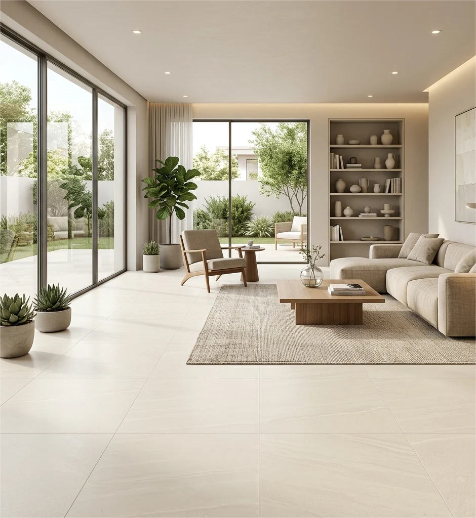 Piso Cerámico Roca Augusta FD Ivory 60x60 cm (1.44 m²) (Precio por metro) - Image 2