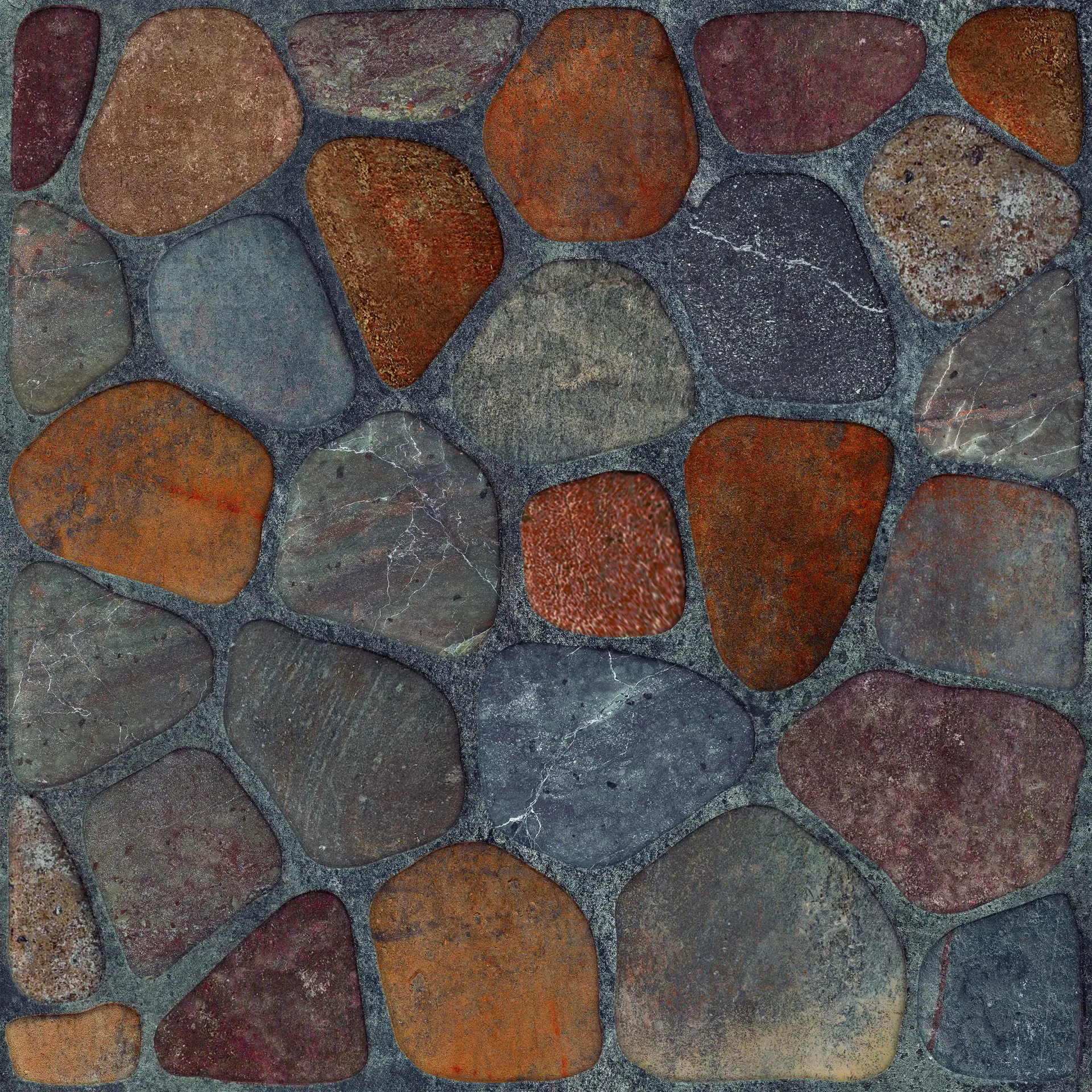 Piso Cerámico Rockmont Fd Mix 33X33 Cm Lamosa Cobertura: 1.76 M² Por Caja Pq6443, (Precio Por Metro) - Image 3