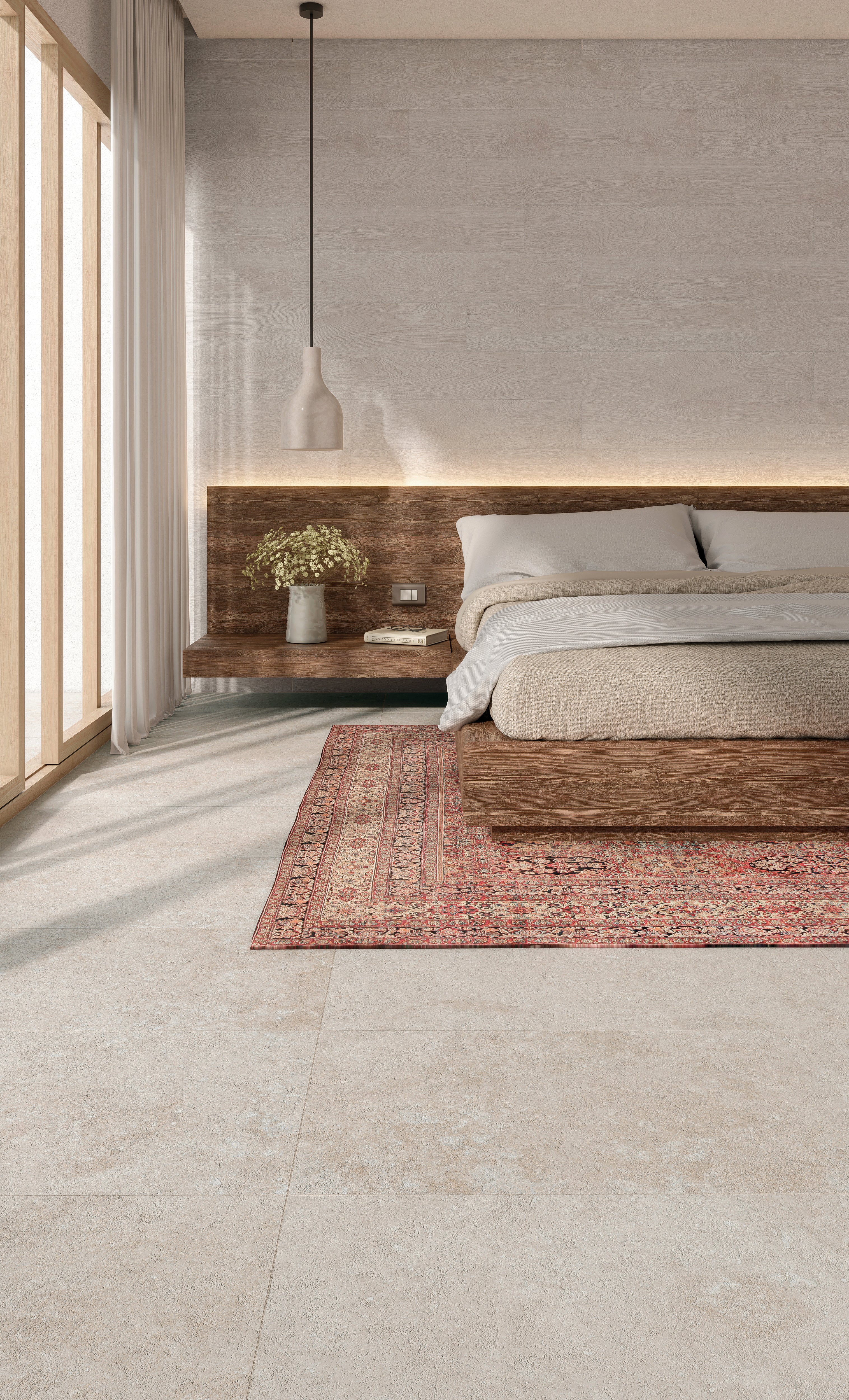 Piso Cerámico Supergres Rectificado Fiore 45X90 Cm Cesantoni Cobertura: 1.63 M² Por Caja Pq3323, (Precio Por Metro) - Image 2