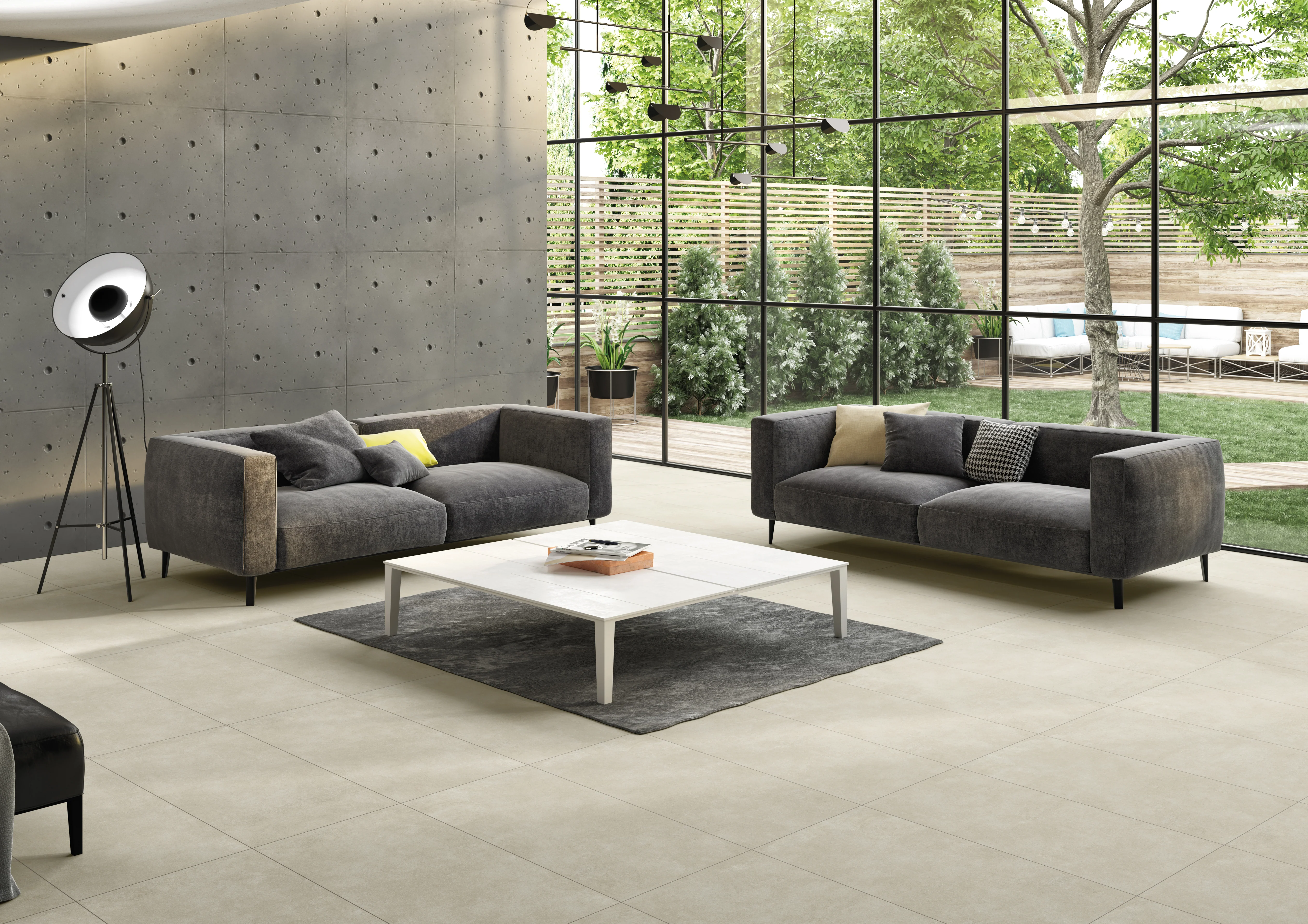 Piso Cerámico Supergres Rectificado Trenton Silver 45X90 Cm Cesantoni Cobertura: 1.63 M² Por Caja Pq3336, (Precio Por Metro) - Image 4