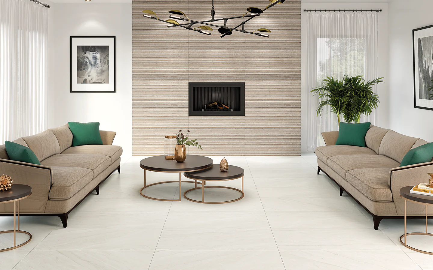 Piso Coliseo Cream 50x100 Cm 1.5 Mt Rect (precio por metro) - Image 2