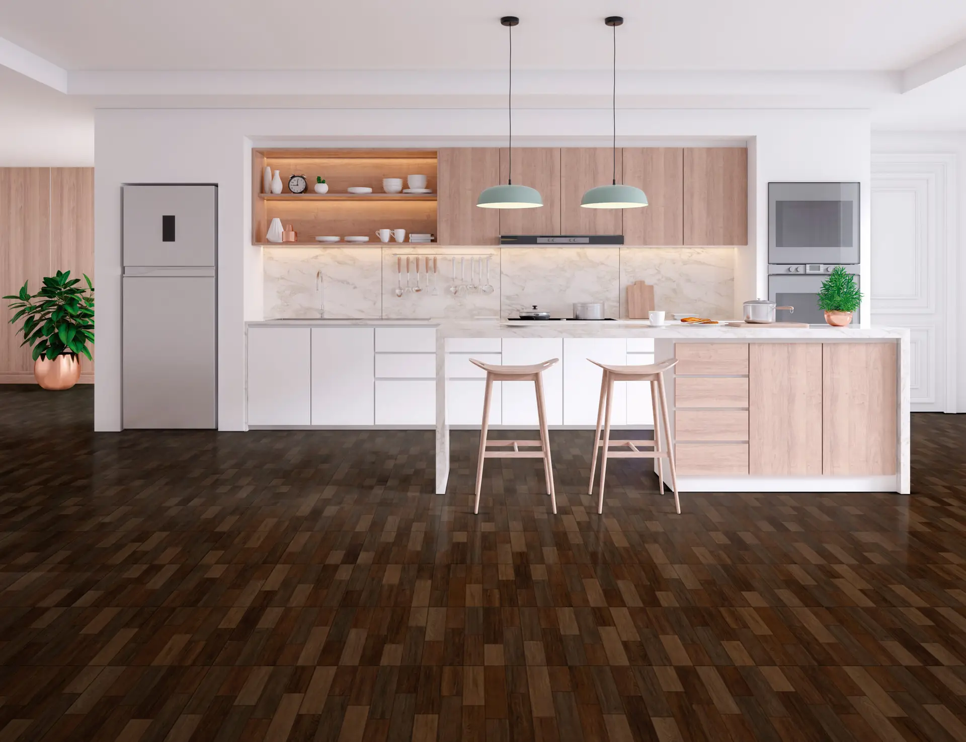 Piso Lamosa Fd 33X33Cm Roble Café Pq6437, (Precio Por Metro) - Image 2