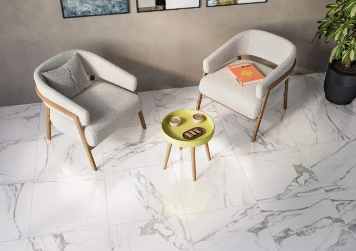 Piso Marmol Kodi Fd Blanco 60x60 (Precio por metro) - Image 2