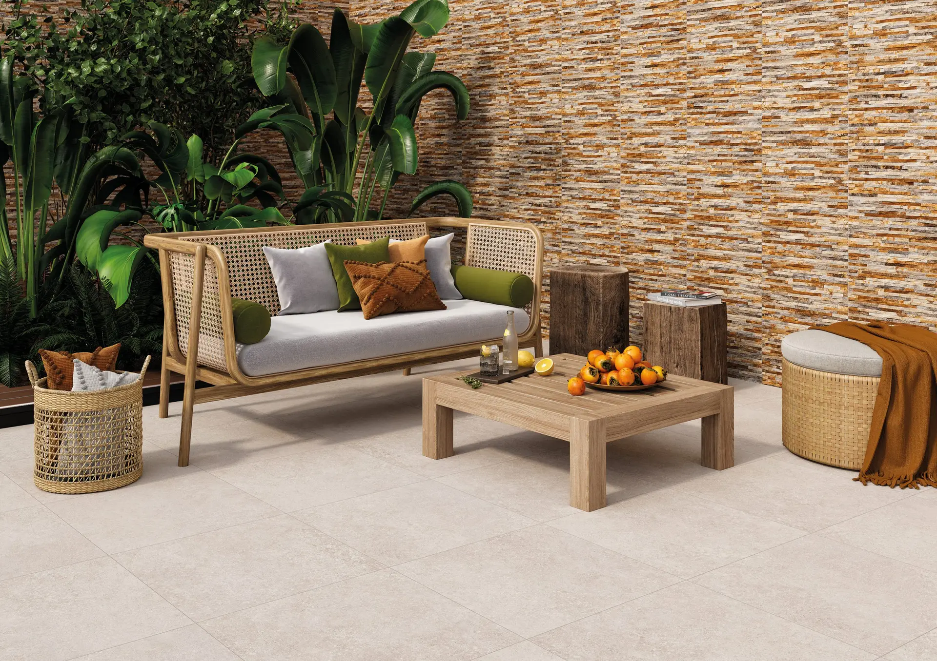Piso Piedra Garrison Beige 55X55 1.49Mt Lpiegar15Ge (Precio Por Metro) - Image 3