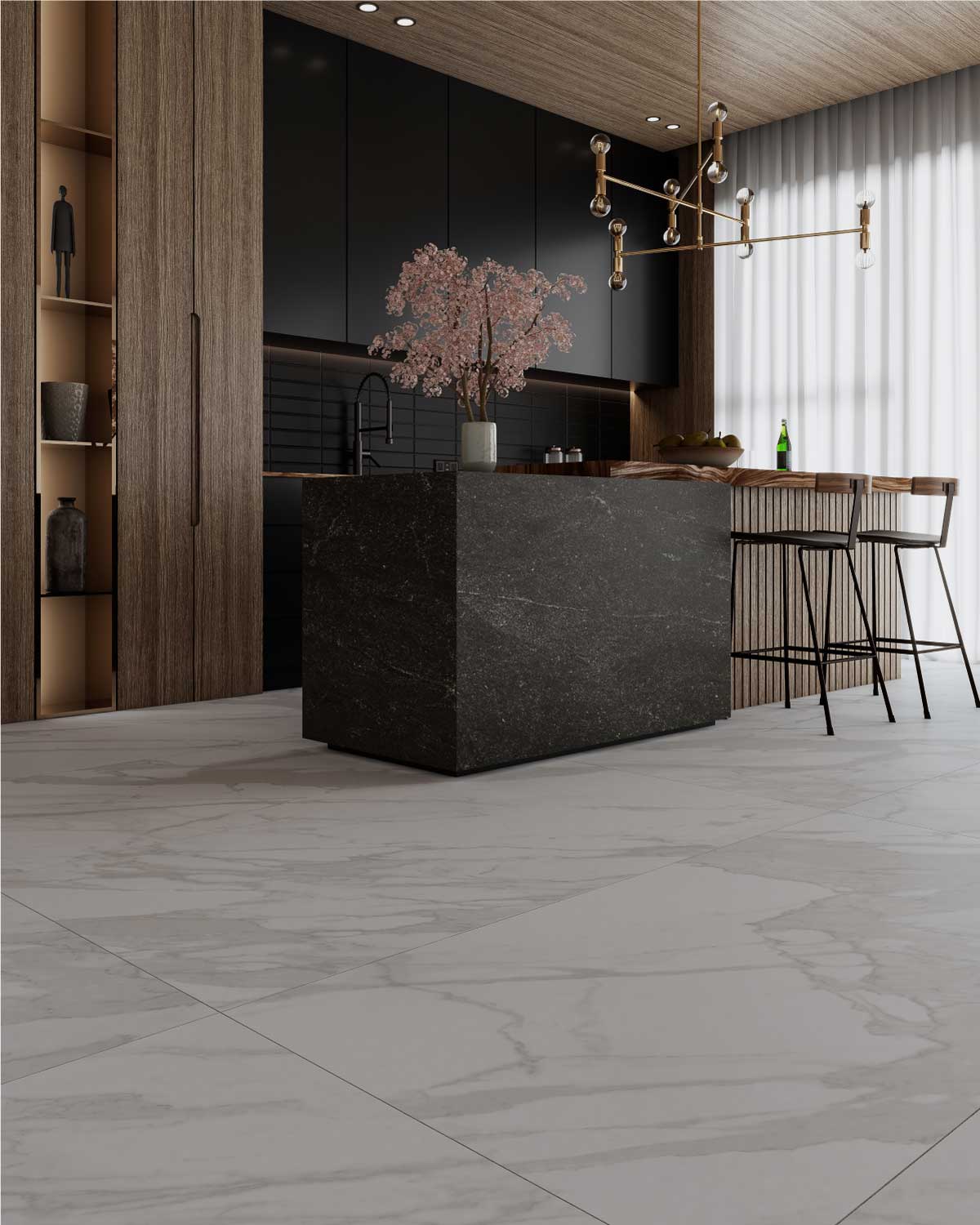 Piso Porcelanico Casablanca Mate 80X160 2.56Mt, (Precio Por Metro) - Image 4
