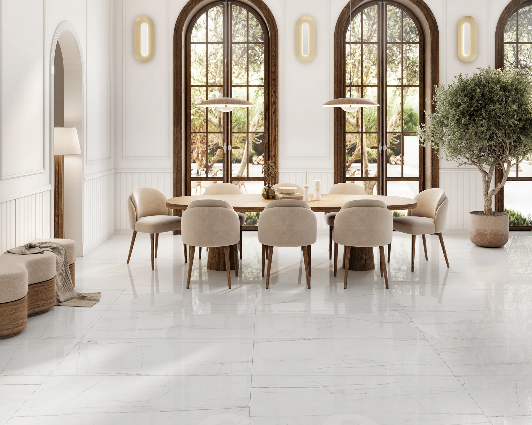 Piso Porcelánico Pulido Rectificado Santorini 60x120 cm (1.44 m²) (Precio por metro) - Image 2