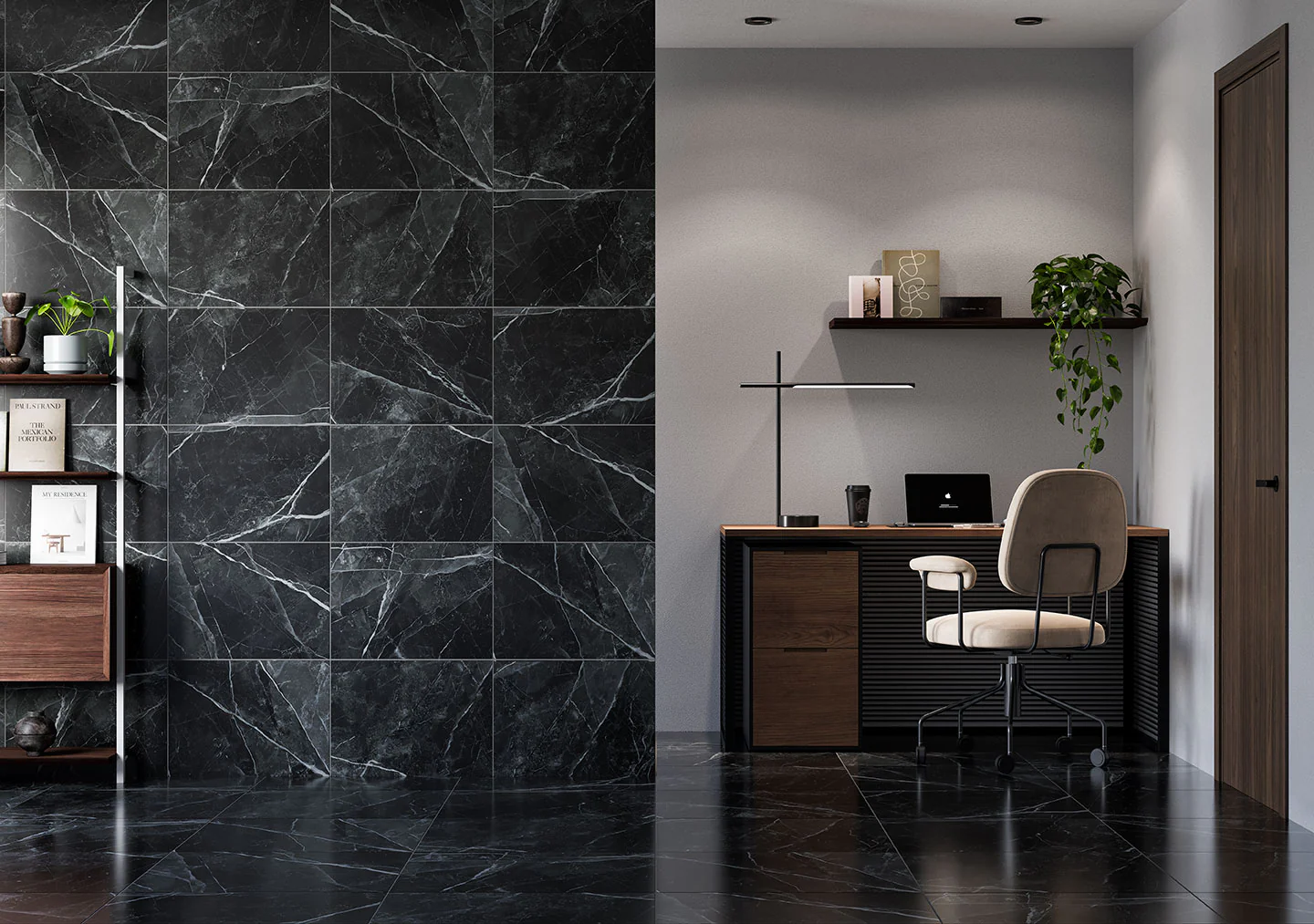 Piso Zenia Black, Porcelánico 60.5 X 60.5 Cm, (Precio Por Metro) - Image 2