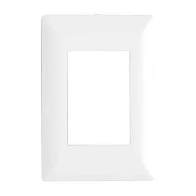 Placa 3 Módulos Estevez Alpha Blanco Ec9793