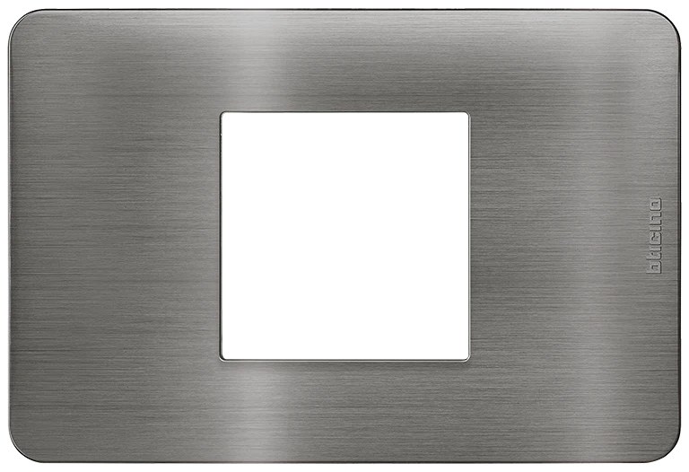 Placa de aluminio color Titanio 2 mod. Centrados (Incluye chasis) 1323128