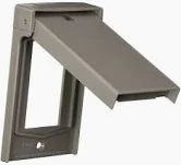 Placa Horizontal Para Intemperie Residencial Gfci Gris 04996-0Gy Ec7032