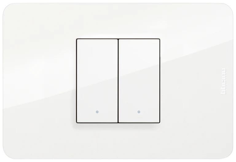 Placa de resina color Blanco 2 mod. Centrados. (Incluye chasis) 1323130