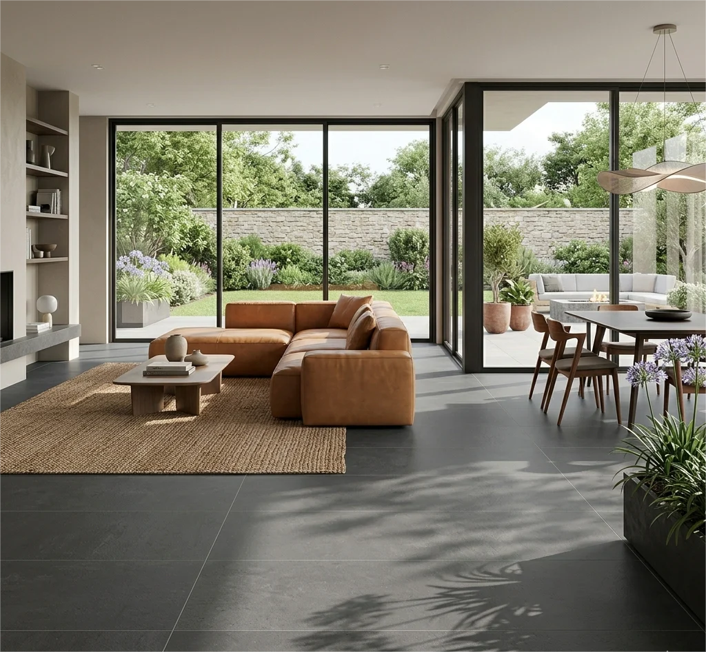 Porcelanico  Cemento Fremont  Antracita Rectificado  59.3X119.0Cm   1.41 Mt Lfremon1Lbj (precio por metro) - Image 2