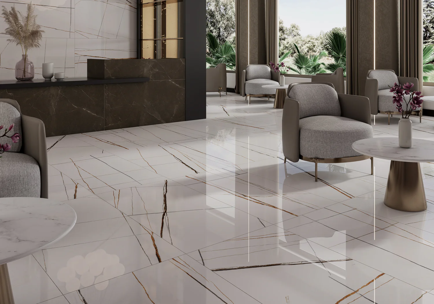 Porcelánico Pulido Rectificado Ryokan 60X120 Cm Cesantoni Cobertura: 1.44 M² Por Caja Pq3719, (Precio Por Metro) - Image 2