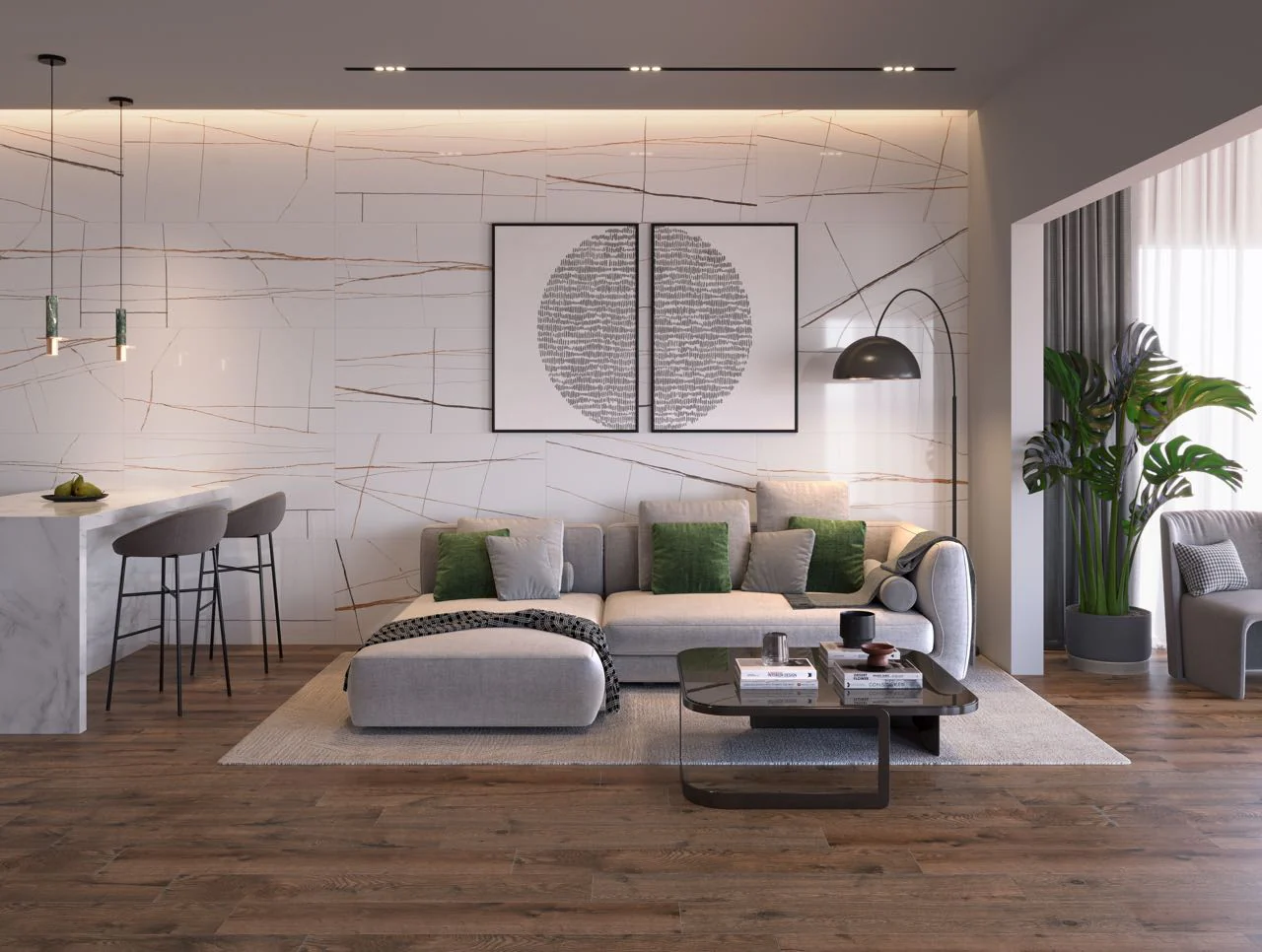 Porcelánico Pulido Rectificado Ryokan 60X120 Cm Cesantoni Cobertura: 1.44 M² Por Caja Pq3719, (Precio Por Metro) - Image 3