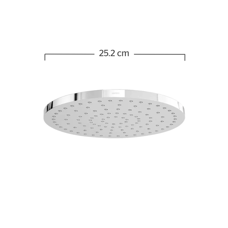 Regadera Sin Brazo Acabado Cromo, Modelo 2213, Urrea - Image 3