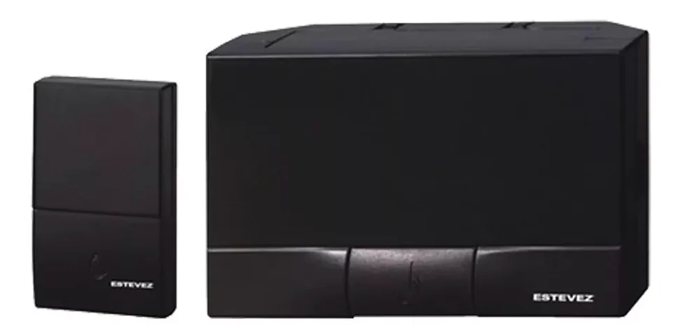 Timbre Inalámbrico Estevez Negro 100M Ea6175