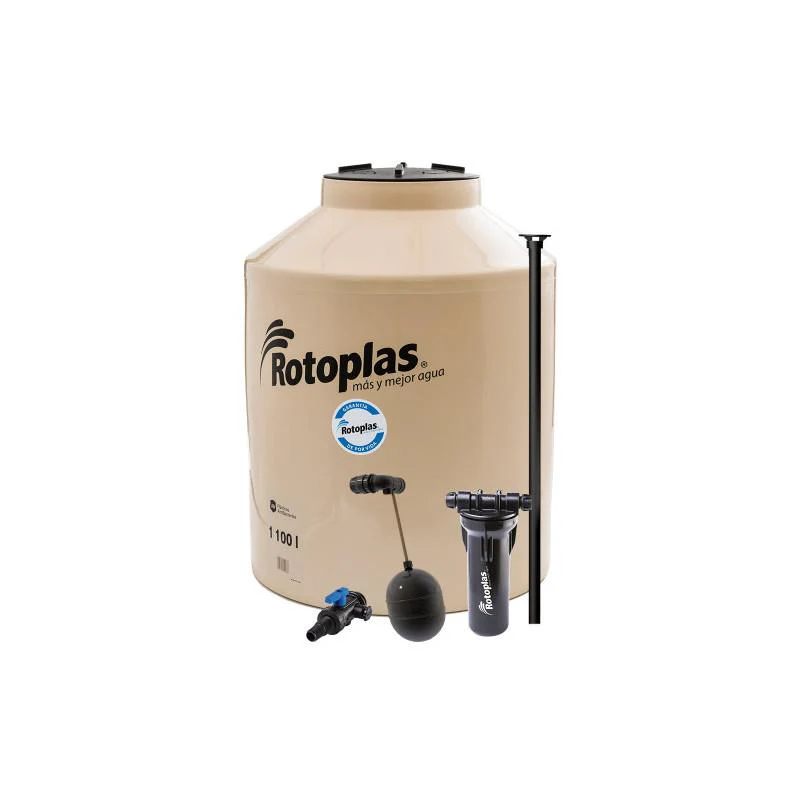 Tinaco 1100 L Con Accesorios Rotoplas Pg7224