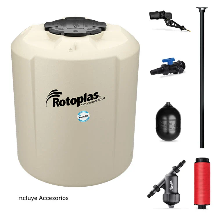 Tinaco Rotoplas Plus 2000 Litros Totalmente Equipado - Image 2