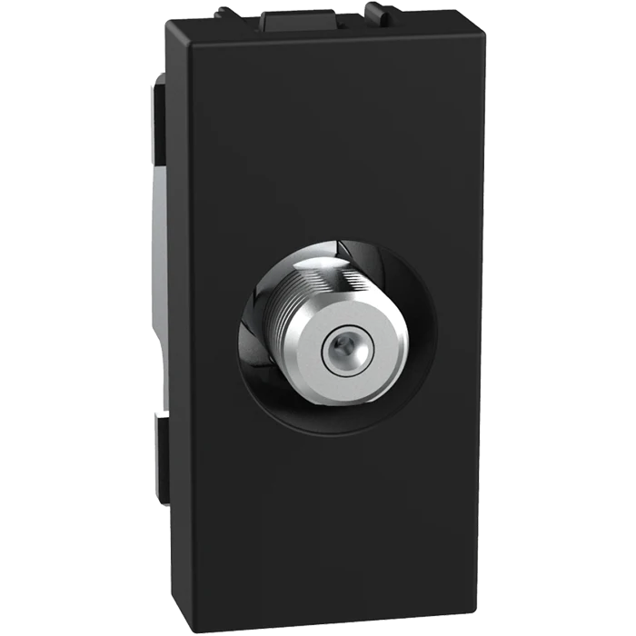 Toma de TV, 1 mod. Negro Mate 1322189