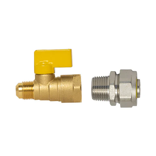 Válvula Flare Para Gas 1/2 X 3/8, Modelo Rf Cg-Vf01-Cc, Coflex, Pg0705 - Image 2