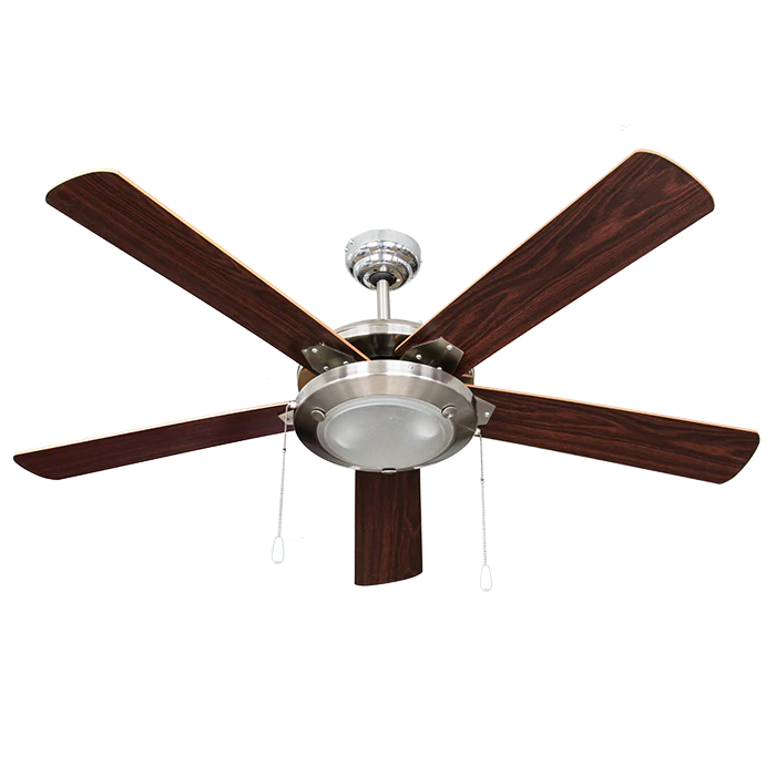Ventilador De Techo Benelux Tenerife 52Pulg 5 Aspas Mdf Madera Ev1081
