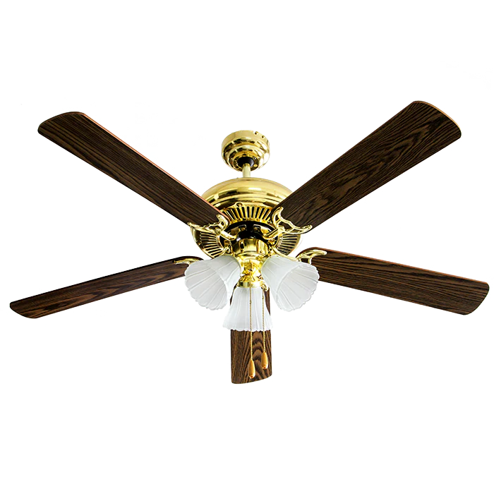 Ventilador Decorativo Benelux Magdalena 52Pulg 5 Aspas Mdf Madera Ev1084