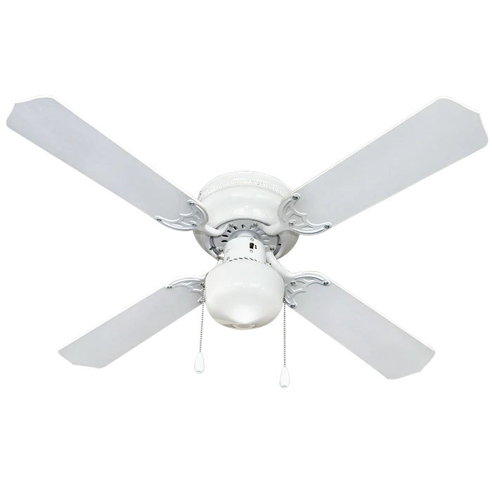 Ventilador Decorativo Benelux Mallorca 42Pulg 4 Aspas Mdf Blanco Ev1077