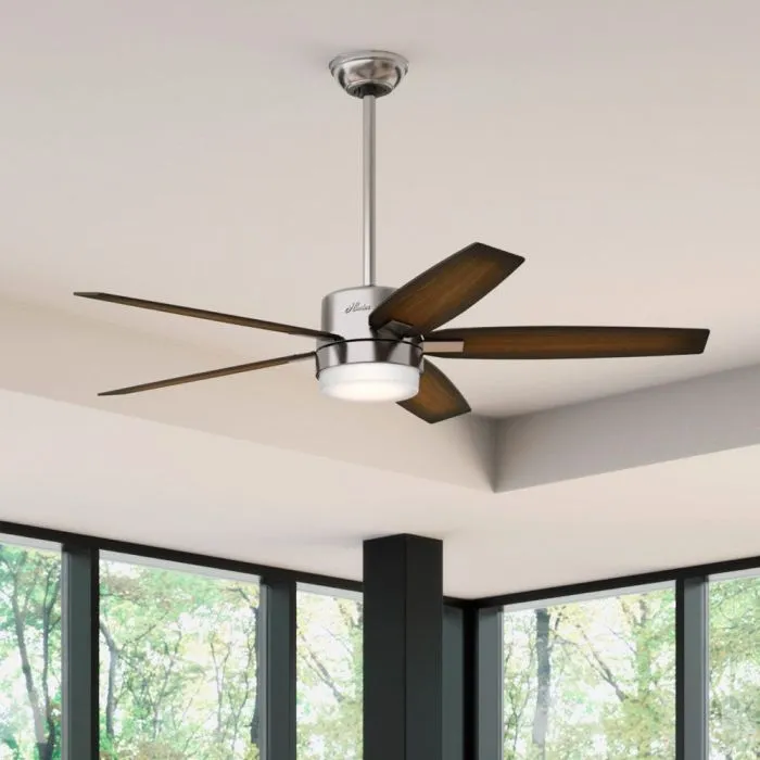 Ventilador Windemere Niquel 54 C/Luz 59039 - Image 2